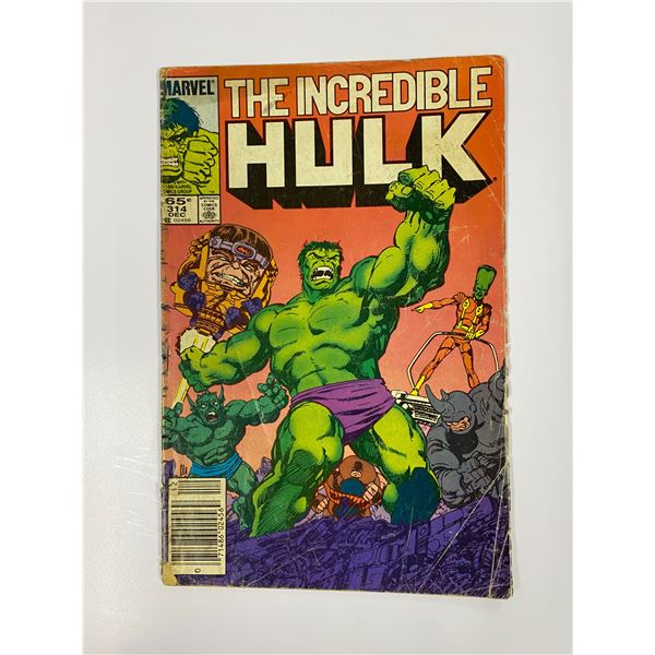 Vintage Incredible Hulk Comic #314