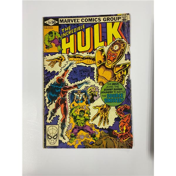 Vintage Incredible Hulk Comic #259