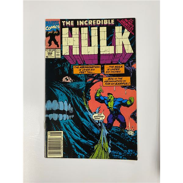 Vintage Incredible Hulk Comic #384
