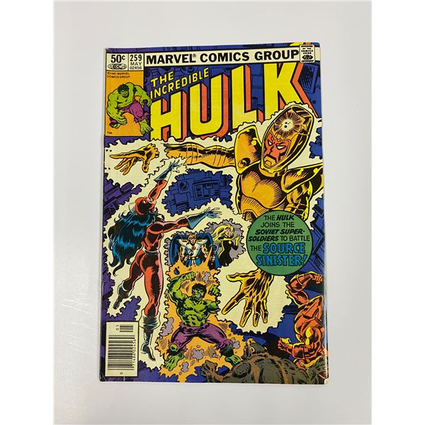 Vintage Incredible Hulk Comic #259