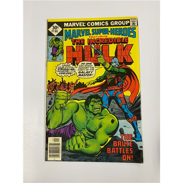 Vintage Incredible Hulk Comic #66