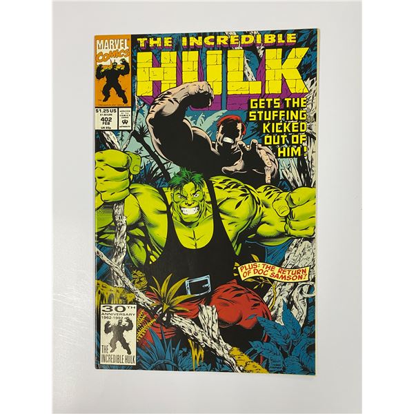 Vintage Incredible Hulk Comic #402