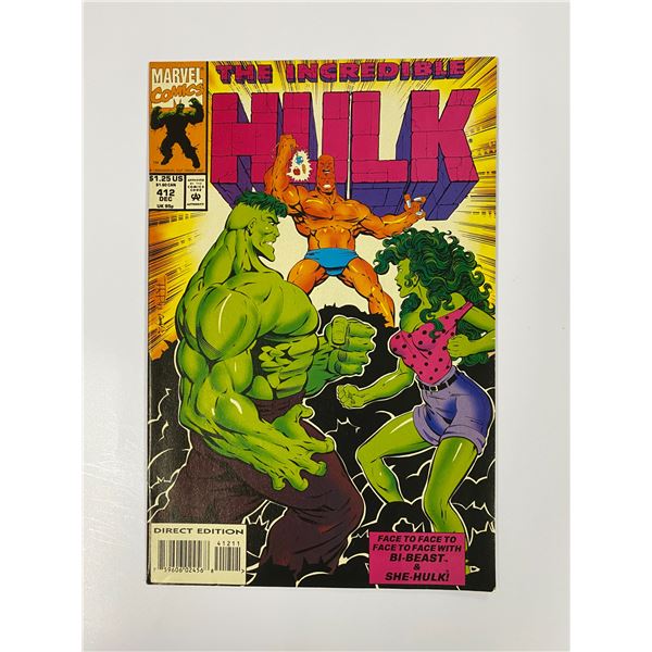 Vintage Incredible Hulk Comic #412