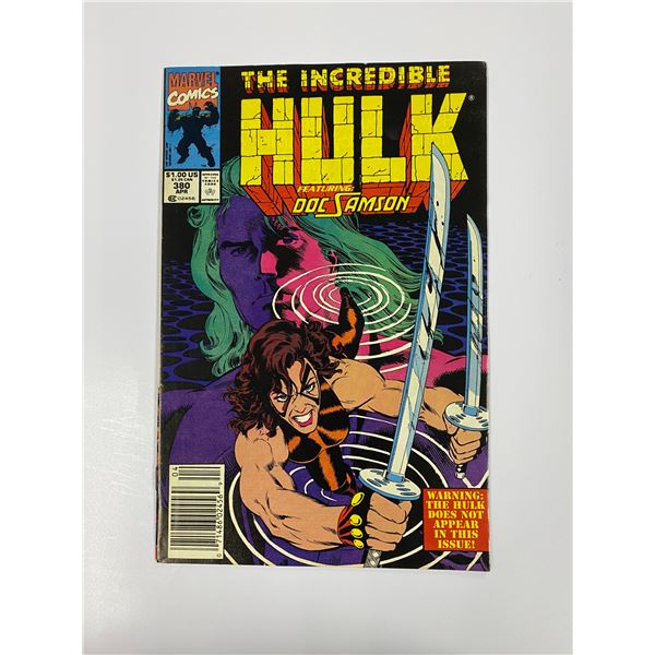 Vintage Incredible Hulk Comic #380