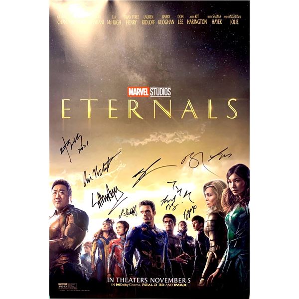 Autographed Eternals Poster