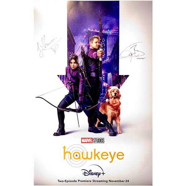 Autographed Hawkeye Poster