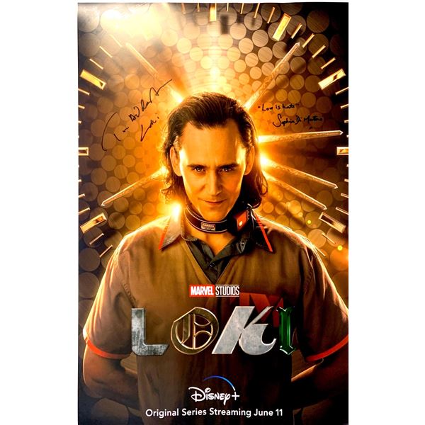 Autographed Loki Poster