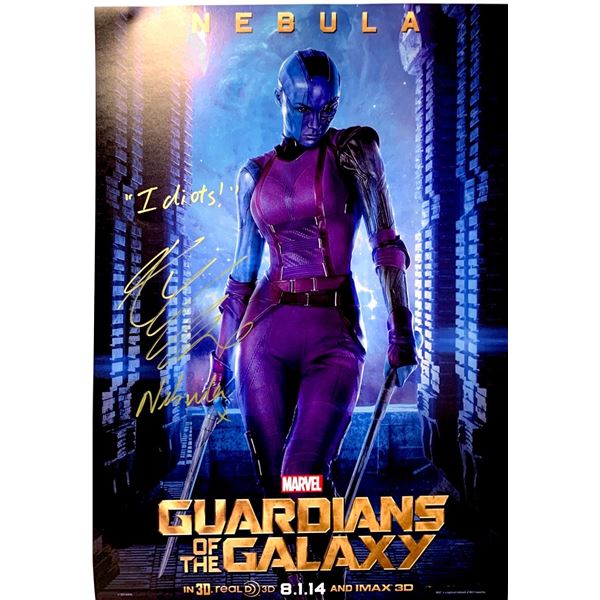 Autographed Guardians Galaxy Poster