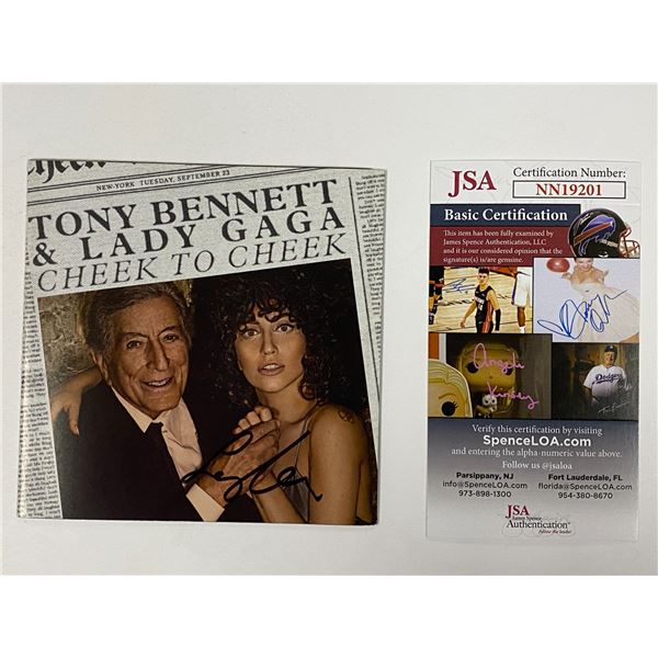 Autographed Cheek to Cheek JSA Cd booklet