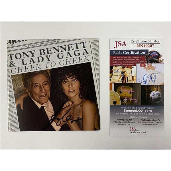 Autographed Cheek to Cheek JSA Cd booklet