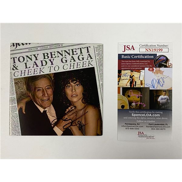 Autographed Cheek to Cheek JSA Cd booklet