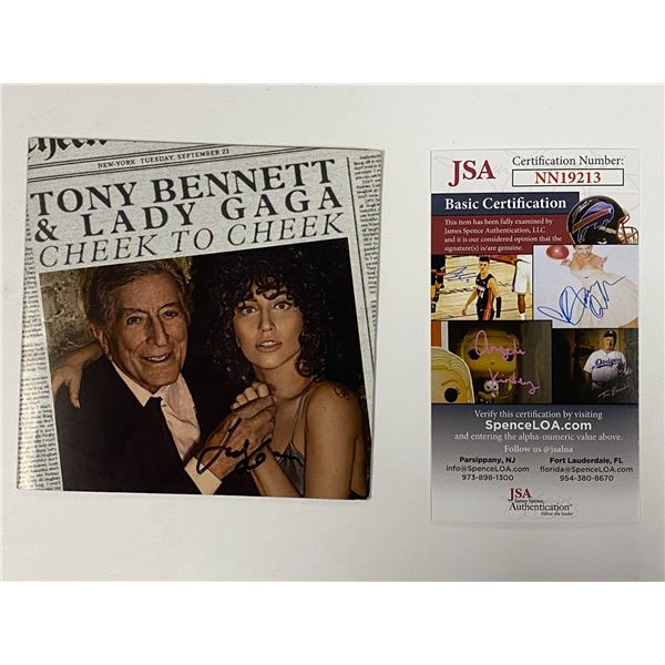 Autographed Cheek to Cheek JSA Cd booklet