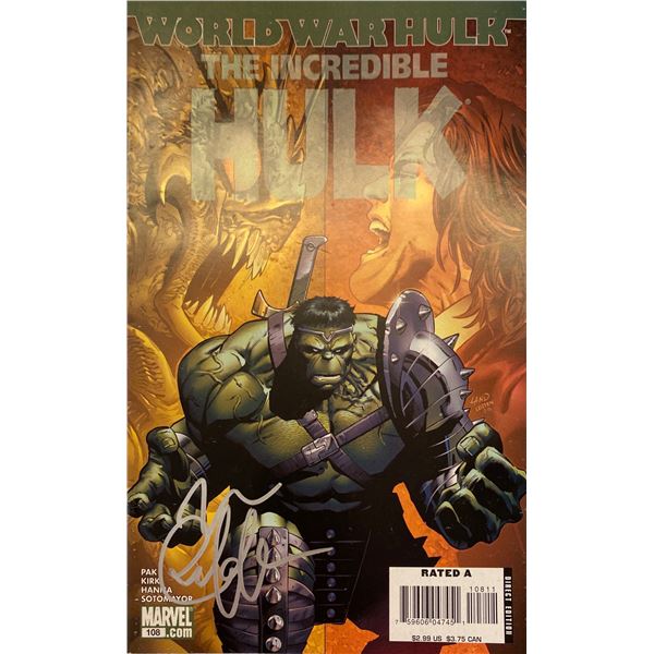Autographed Hulk Comics