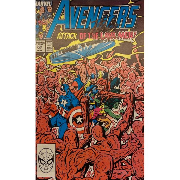 Autographed Avengers Comics