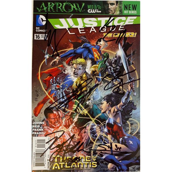 Autographed Justice League Comics