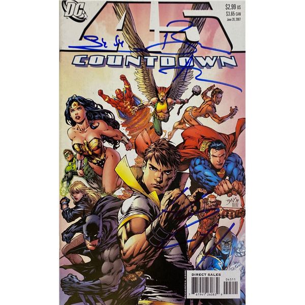 Autographed Justice League Comics