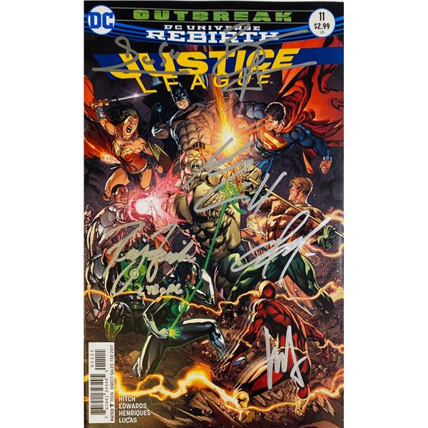 Autographed Justice League Comics