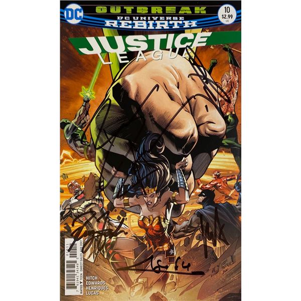 Autographed Justice League Comics