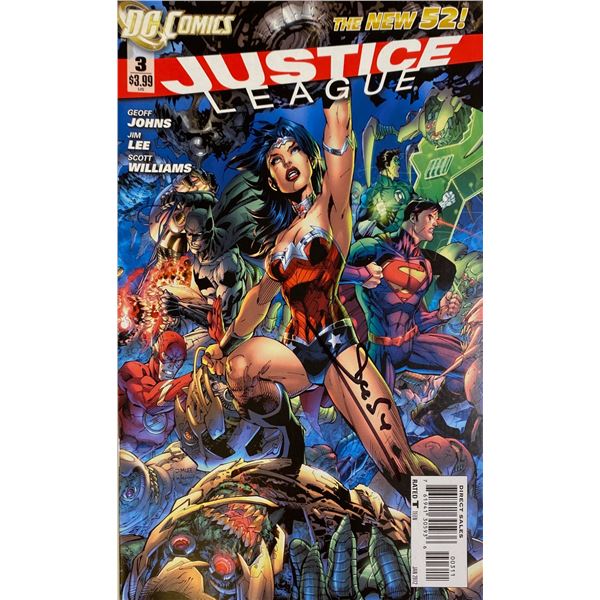 Autographed Justice League Comics