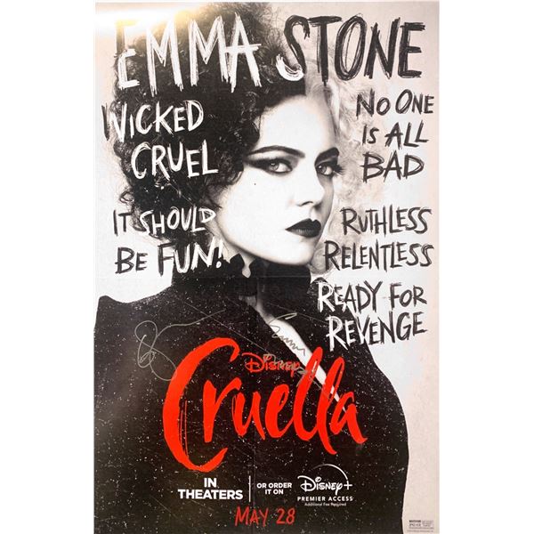 Autographed Cruella Poster
