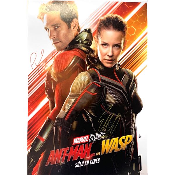 Autographed Antman Wasp Poster