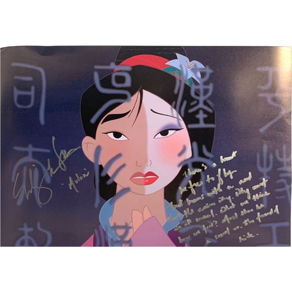 Autographed Mulan Poster