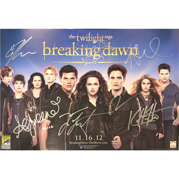 Autographed Breaking Dawn Poster