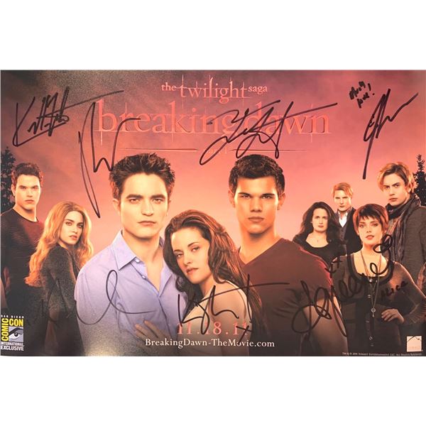 Autographed Breaking Dawn Poster