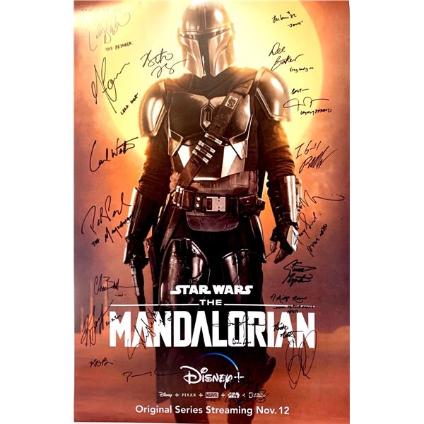 Autographed Madalorian Poster