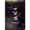 Image 1 : Autographed Batman Returns Michael Keaton Poster