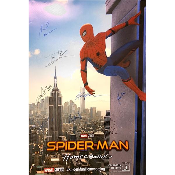 Autographed Spiderman Homecoming Poster