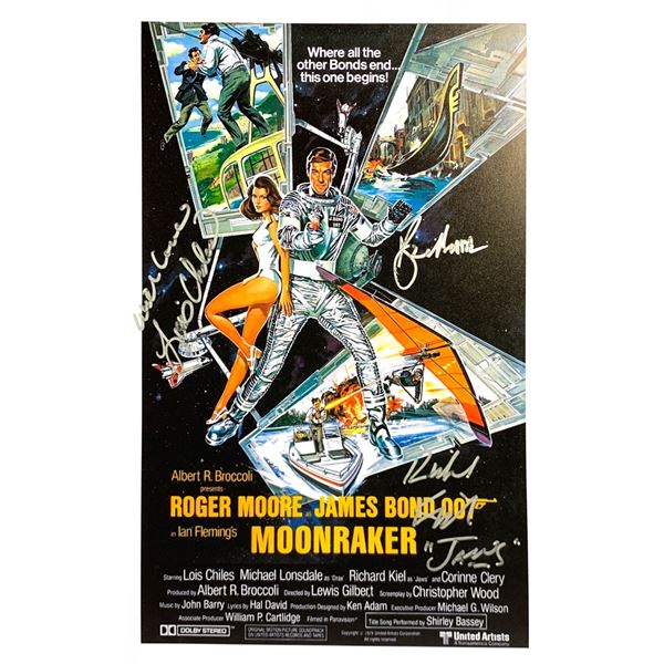 Autographed Moonraker Poster