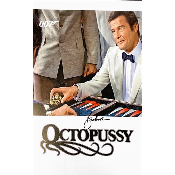 Autographed Octopussy Poster