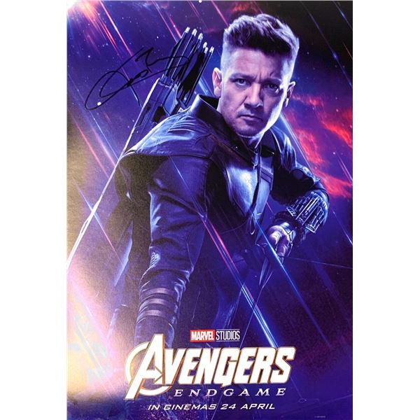 Autographed Avengers Poster