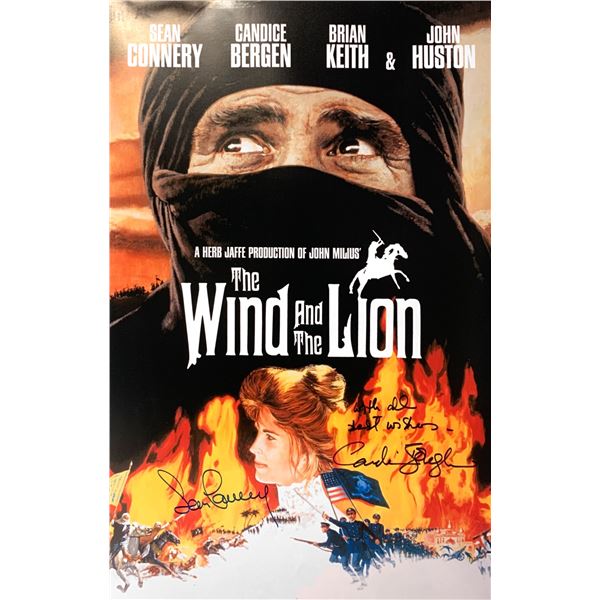 Autographed Wind and the Lion Poster