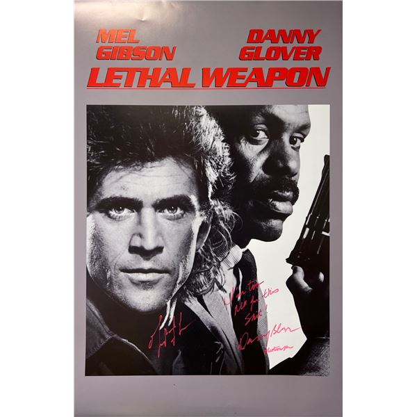 Autographed Lethal Weapon Poster