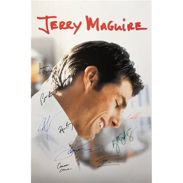 Autographed Jerry Maguire Poster Tom Cruise