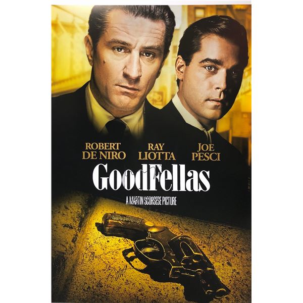 Goodfellas Martin Scorsese Poster Autographed