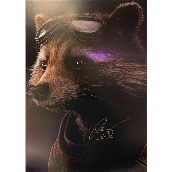 Autographed Avengers Endgame Bradley Cooper Poster