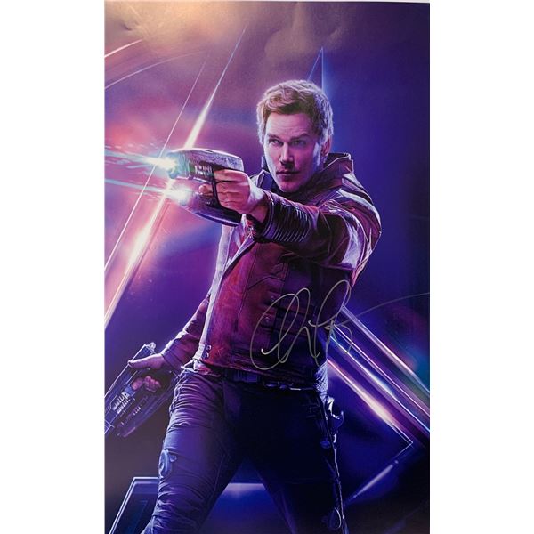 Autographed Avengers Endgame Chris Pratt Poster