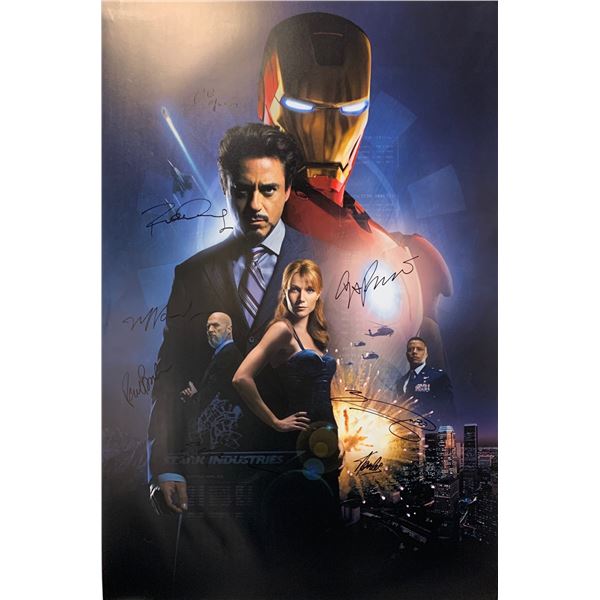 Autographed Iron Man Robert Downey Jr Poster