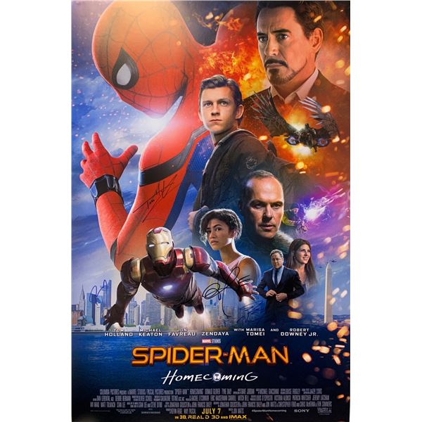 Autographed Spiderman Homecoming Poster