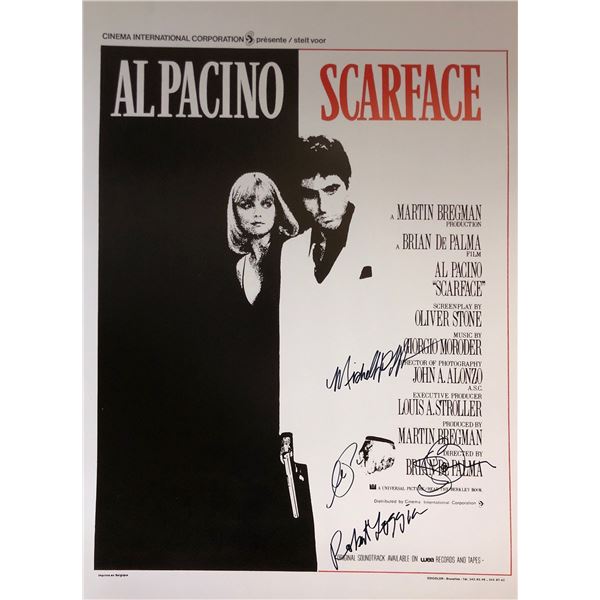 Scarface Al Pacino Autographed Poster