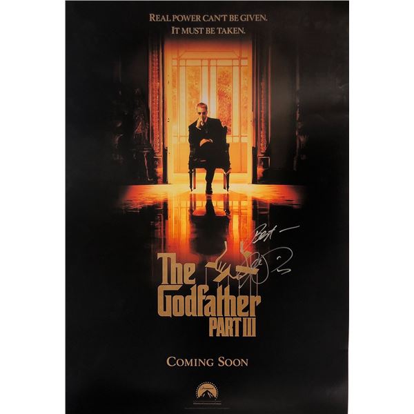 Godfather Part 3 Al Pacino Autographed Poster