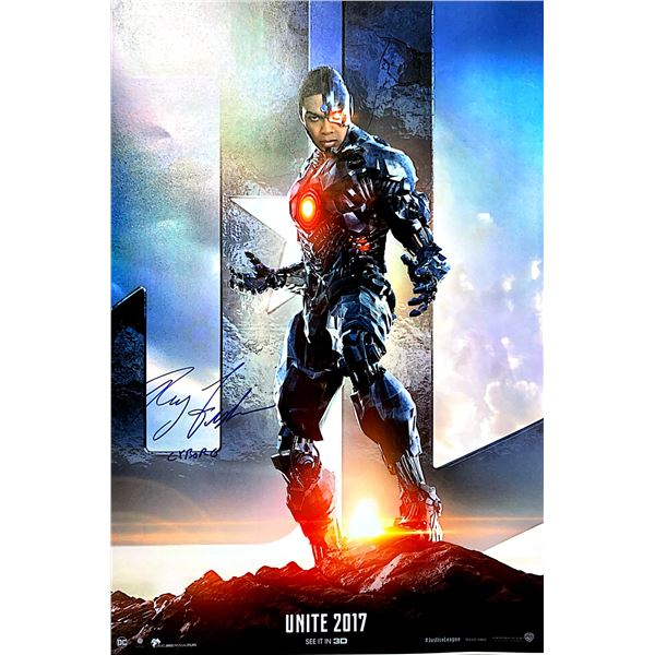 Ray Fisher Autographed League of Legends Poster