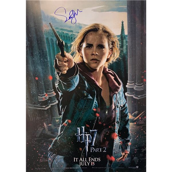 Emma Watson Autographed Harry Potter Poster
