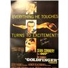 Image 1 : Autographed 007 Goldfinger Poster