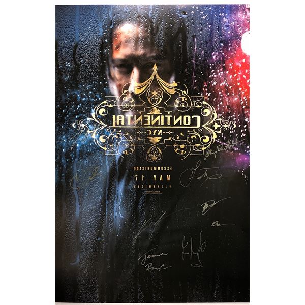 John Wick 3 Poster Keanu Reeves Autographed Autographed