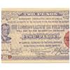 Image 1 : 1942 Philippines 2 P Guerrilla Note WW2  (COI-964)