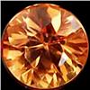 2.8mm Excellent Yellow Orange Sapphire VVS RETAIL $250 (GEM-4541R)